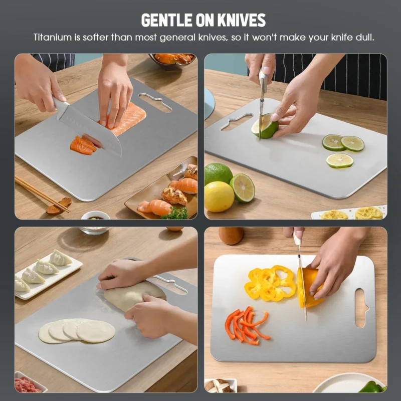 100% Pure Titanium Chopping Board